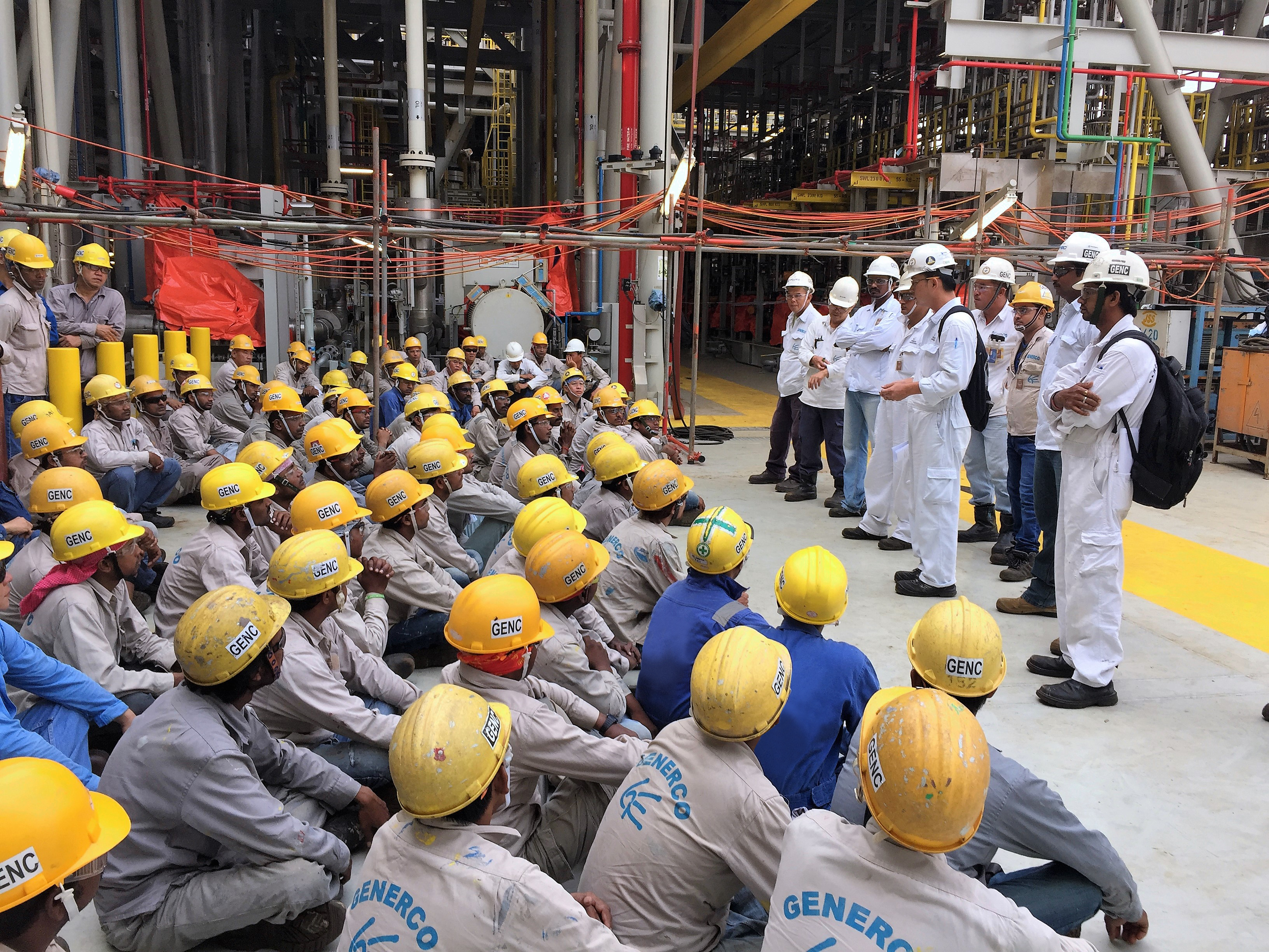 Generco technical manpower on site